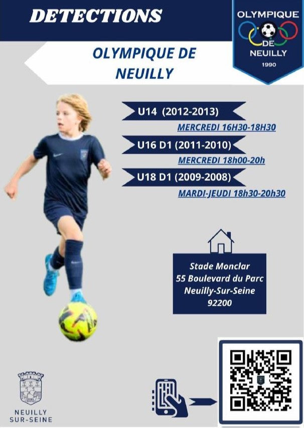 🔵🟢🟡🟠🔴 Détections 2025 & 2026 - U14 & U16 & U18