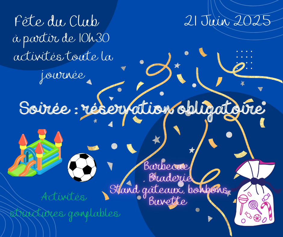 🔵🟡🟢🟠🔴Fête du Club 2025