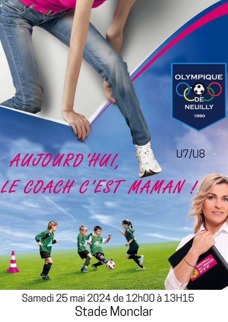 🟦 Fête des Mamans pour nos adhérents ⚽️🌹