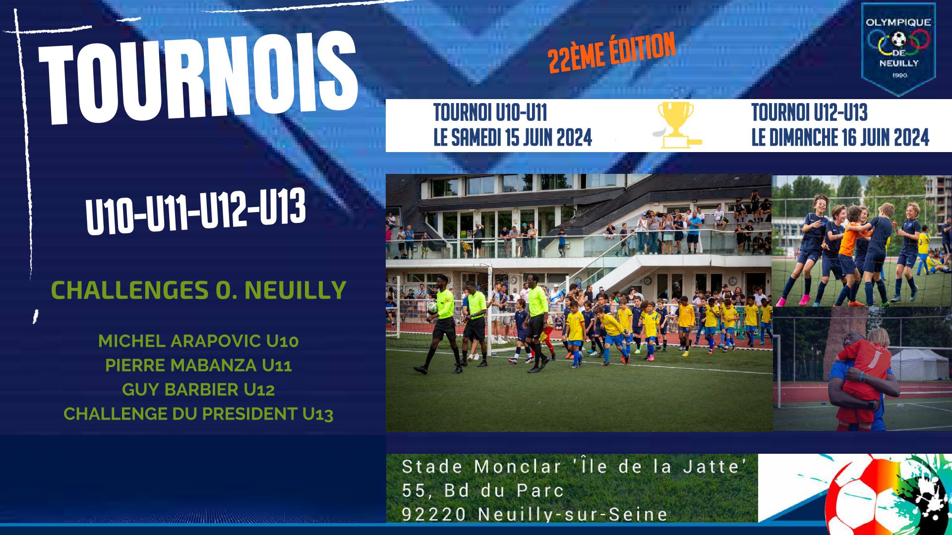 Tournois U10&U11 et U12&U13