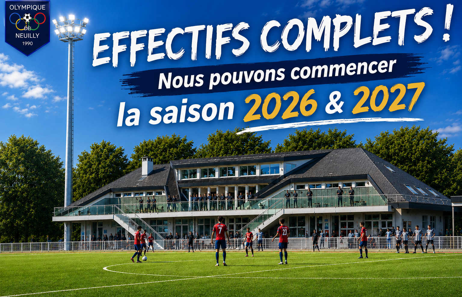 🟦🟩🟨🟧🟥 Les effectifs sont complets ! Rdv lundi 3 mai 2027 pour vos demandes